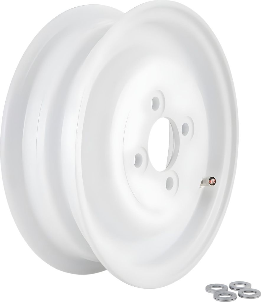 Felge Schlauchlos SIP Performance 2.15 Ø 8 Zoll Aluminium weiß für Vespa 98, 125 V1-15, V30-33, VU, VM, VN, VNA, Hoffmann, VNB, ACMA, 150 VL, VB...