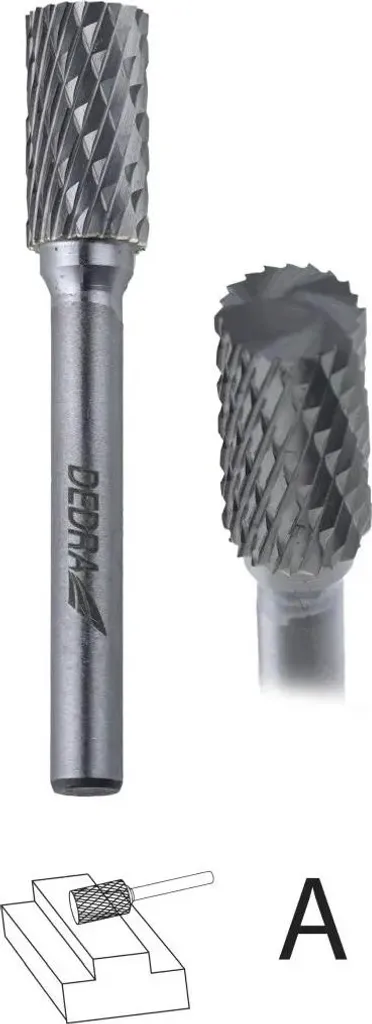 Fresa a Tagliente Frontale 6x16 mm - Carburo di Tungsteno Professionale