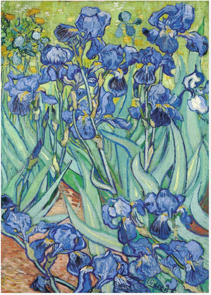 Lanzfeld - HTTW0012 - Geschirrtuch, Van Gogh, Iris, 50cm x Produktbild 