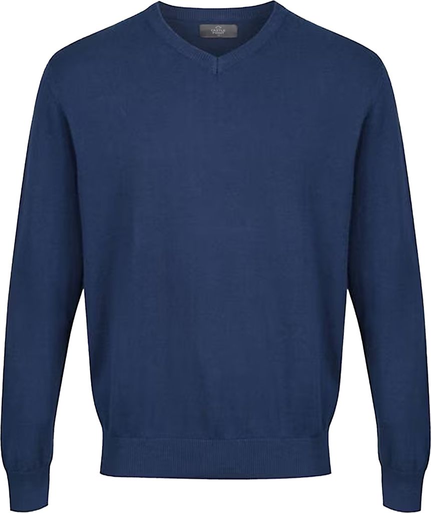 CastlePoint - Pullover V-Ausschnitt für Herren PB138 (XXL) (Denim)