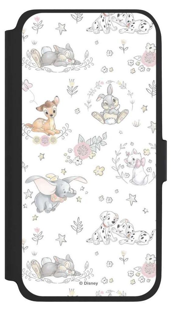 NIVOCASE Klapphülle für Samsung Galaxy A17 5G Handyhülle aus Kunst Leder NIVOflip schwarz Bambi Disney Dumbo