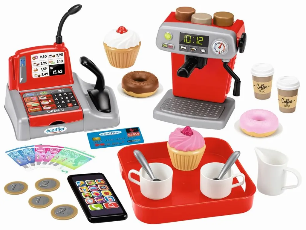 Set de Café Enfant Ecoiffier 2578 - Jouet d'Éveil pour Faire comme Papa
