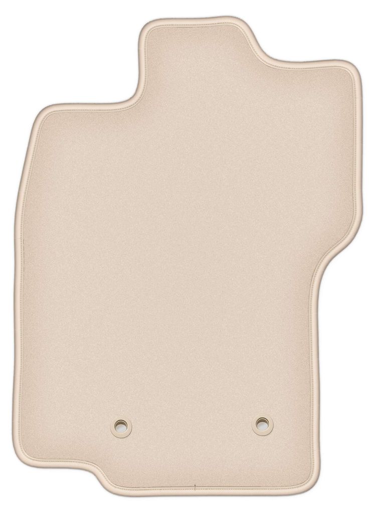 DURBAN Beige Velours-Fahrerfußmatte für Jaguar XF I 4WD X250 Limousine, Kombi (2007-2015)