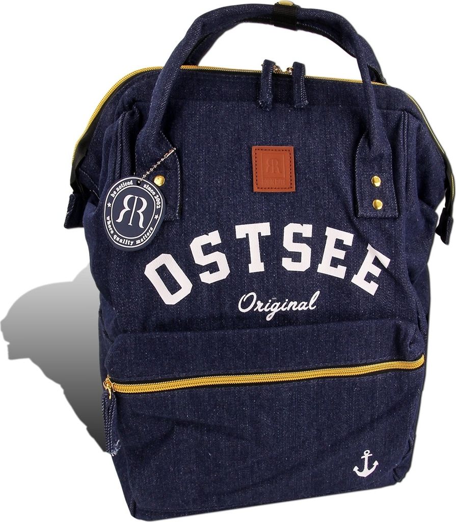 navy dunkelblau Robin Ruth Rucksack OSTSEE Baumwolle 100 D2ORG101M