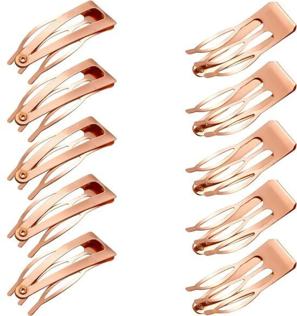 Finies les mèches qui glissent avec ces 24 barrettes roses en métal