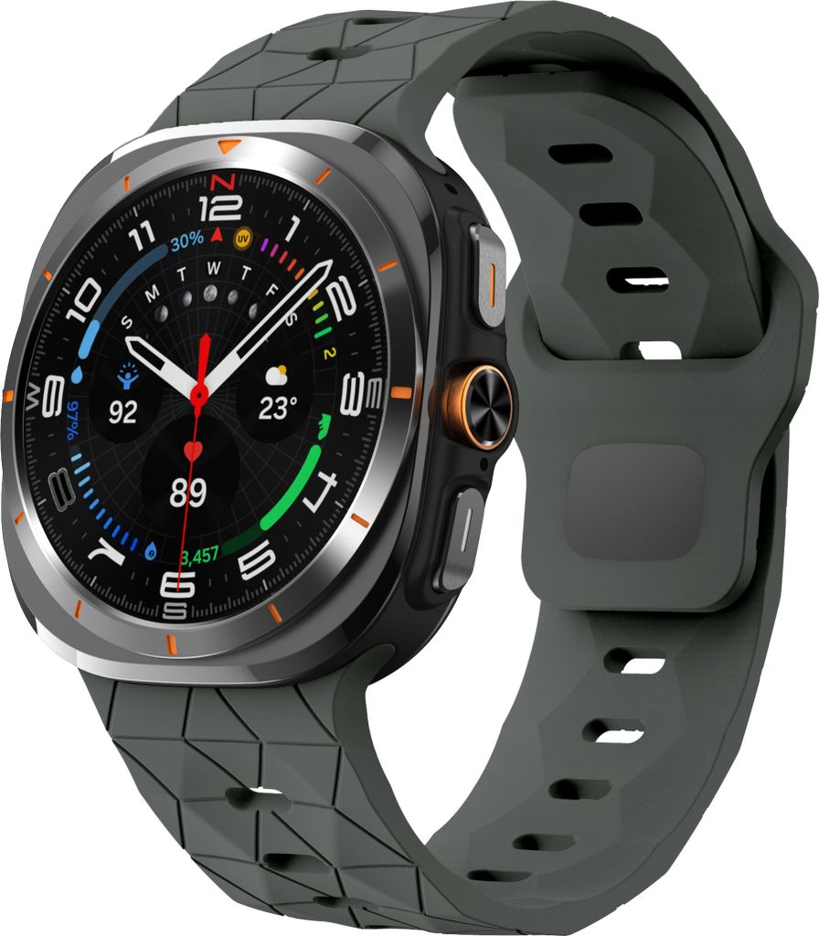 INF Silikon-Uhrenarmband für Samsung Watch 7 Ultra Grau