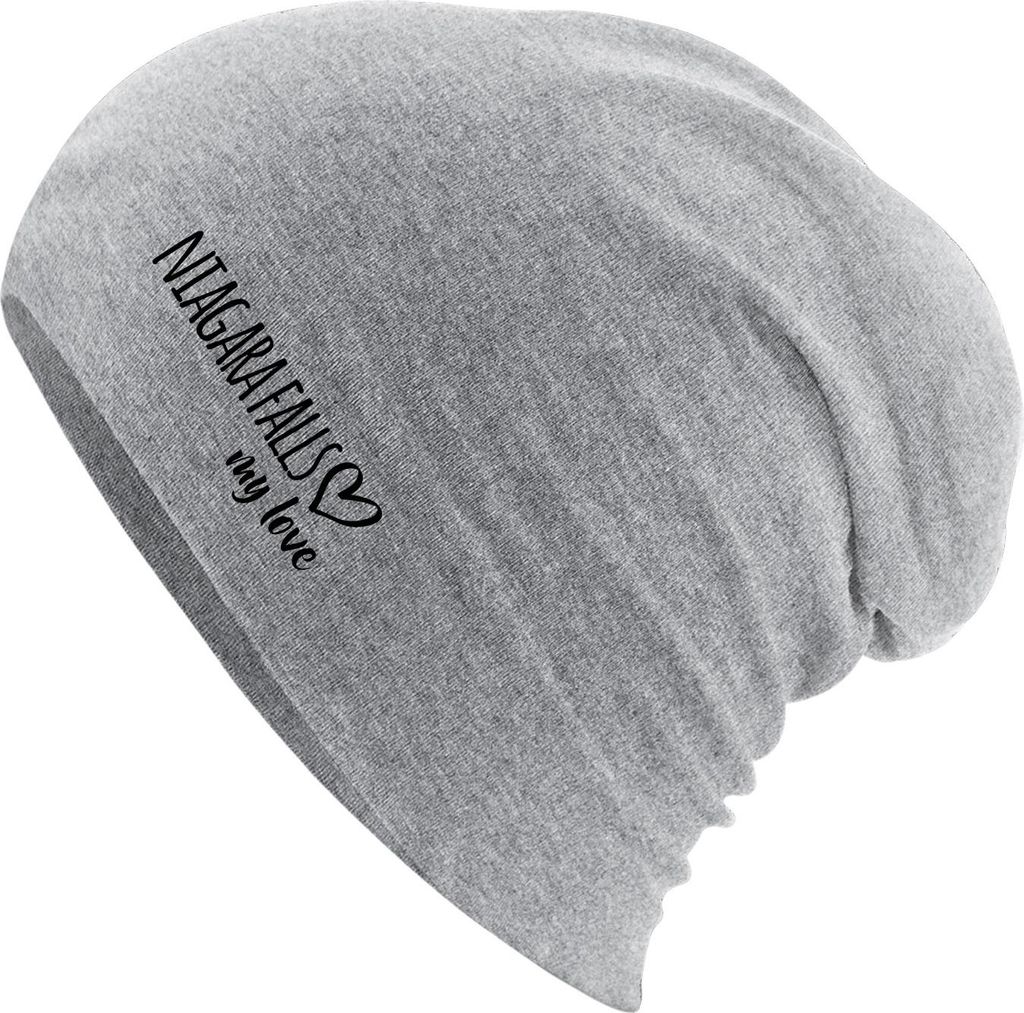 Huuraa Beanie Niagara Falls my love Heather Grey One Size Produktbild 