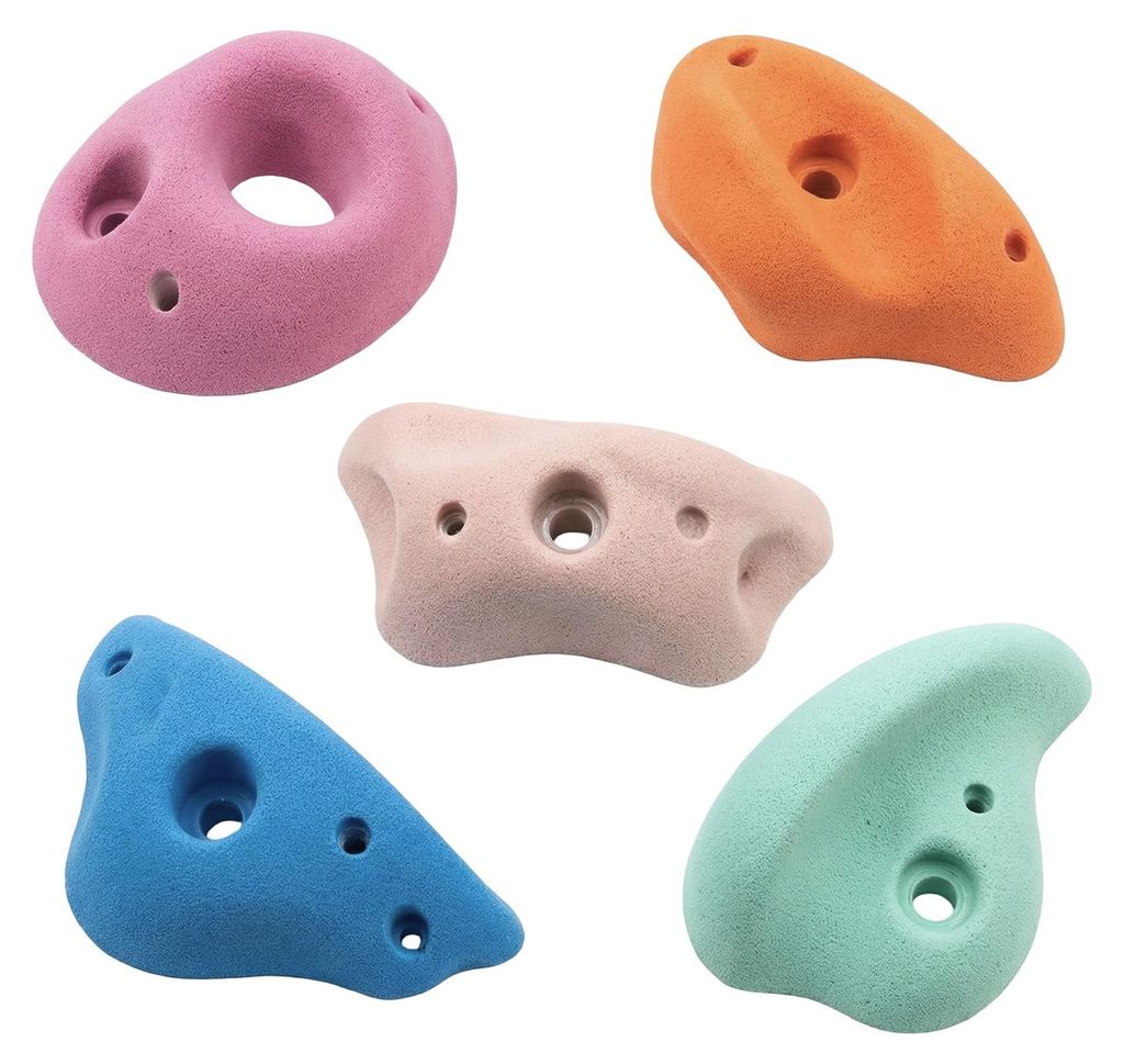 Prises d'escalade, lot de 5, couleurs pastel Image du produit 