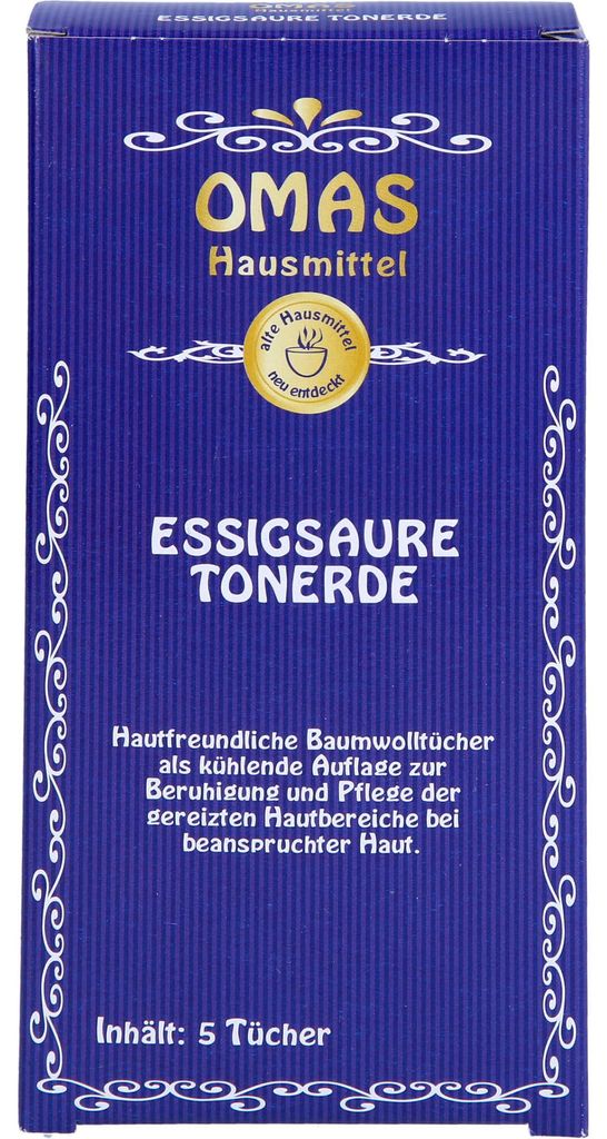 Coolike Essigsaure Tonerde Baumwoll-Kompressen, 5 St. Produktbild 