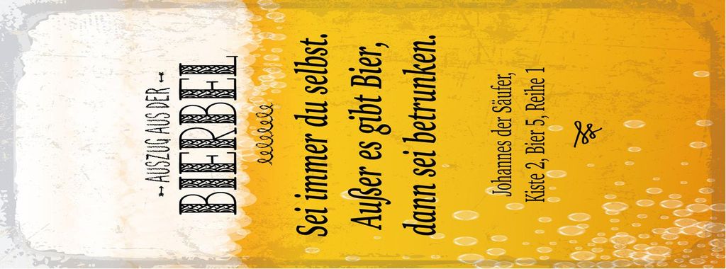 vianmo Holzschild 27x10 cm Auszug aus der Bierbel