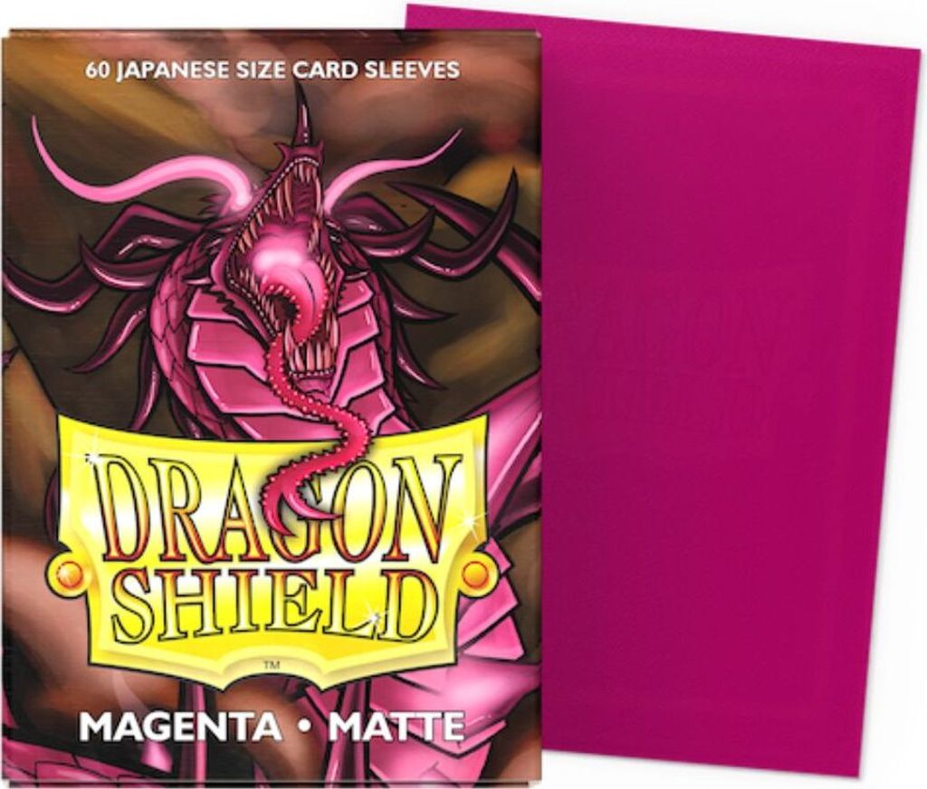 Petites pochettes du bouclier du dragon - Magenta mat (60 Image du produit 