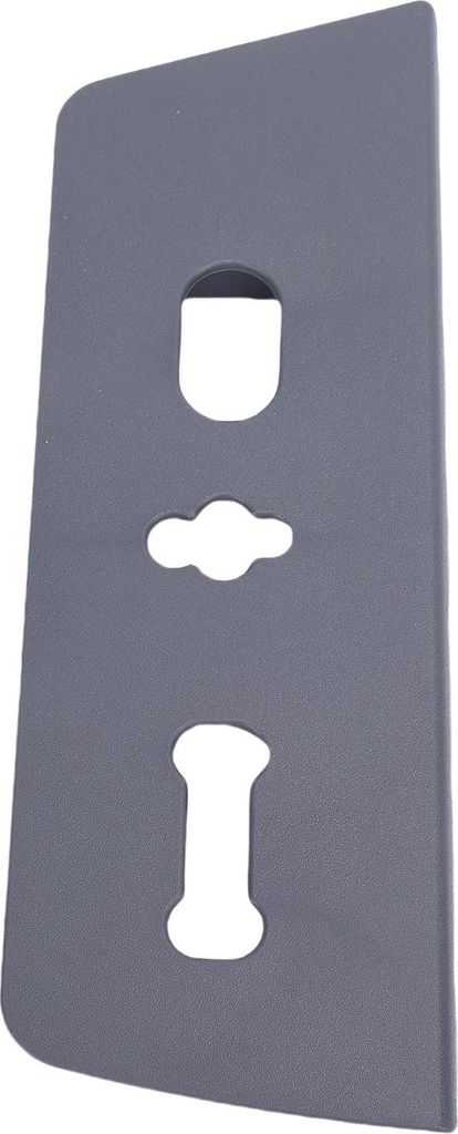 Schaltergehäuse für den Beifahrersitz 9L3Z-14A706, stilvoller Look, stoßfeste Blende vorne rechts, Stahlgrau