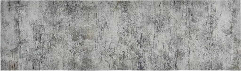 vidaXL Küchenteppich Waschbar Beton 60x180 cm Samt Produktbild 