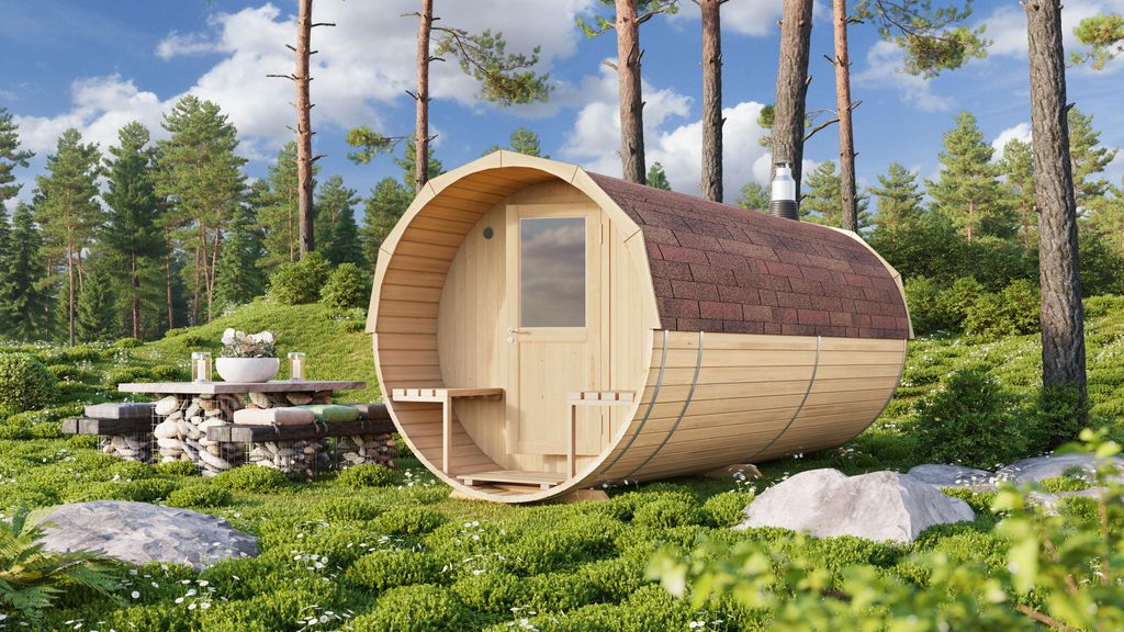 Fjordholz Fass-Sauna Fite