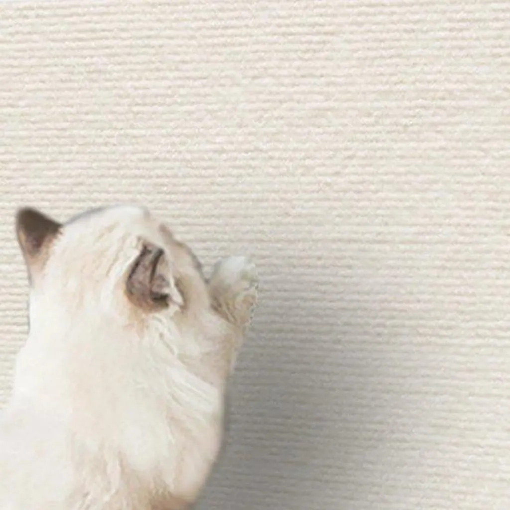 Structure d'escalade chat blanche 40x200cm autocollante anti-griffes