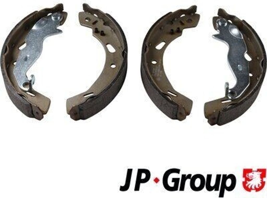 JP GROUP Bremsbackensatz Trommelbremse Hinten für FORD Fiesta Mk6 Schrägheck (JA8, JR8) 200mm 1563903010