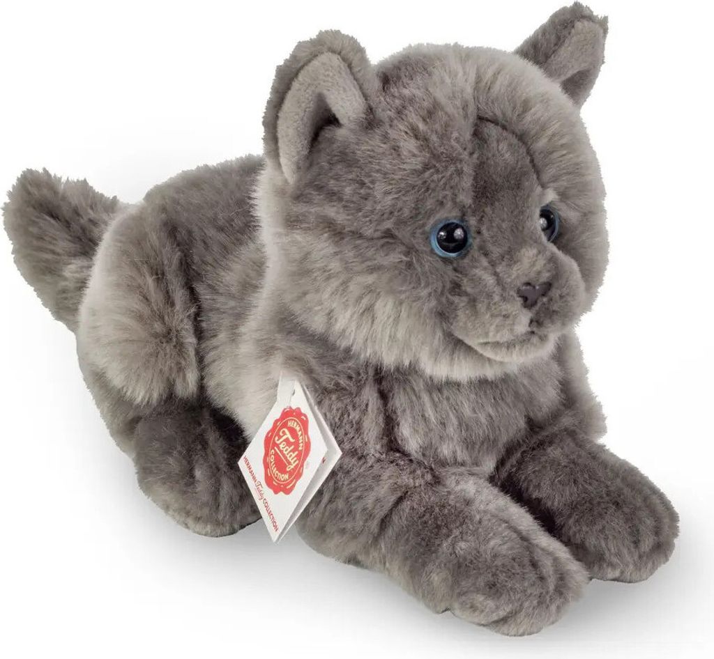 Teddy-Hermann Teddy Hermann Kartäuser Katze liegend, 20 cm