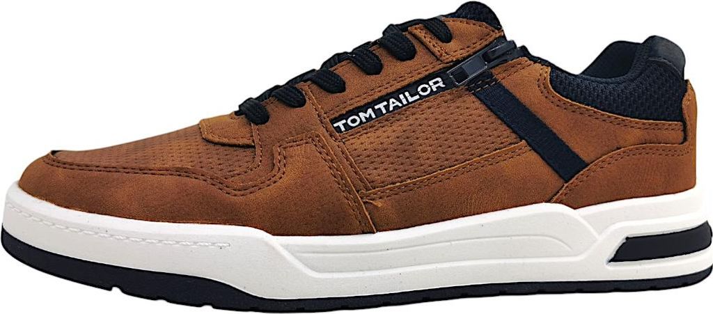 Tom Tailor Herrenschuhe sportlicher Schnürer Braun Freizeit, Schuhgröße:41 EU