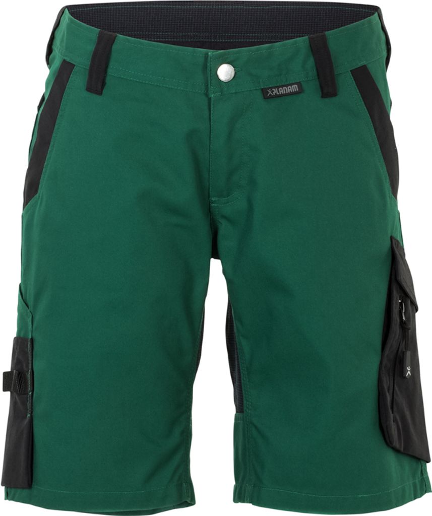 Größe M Planam Norit Damen Shorts grün schwarz Modell 6464