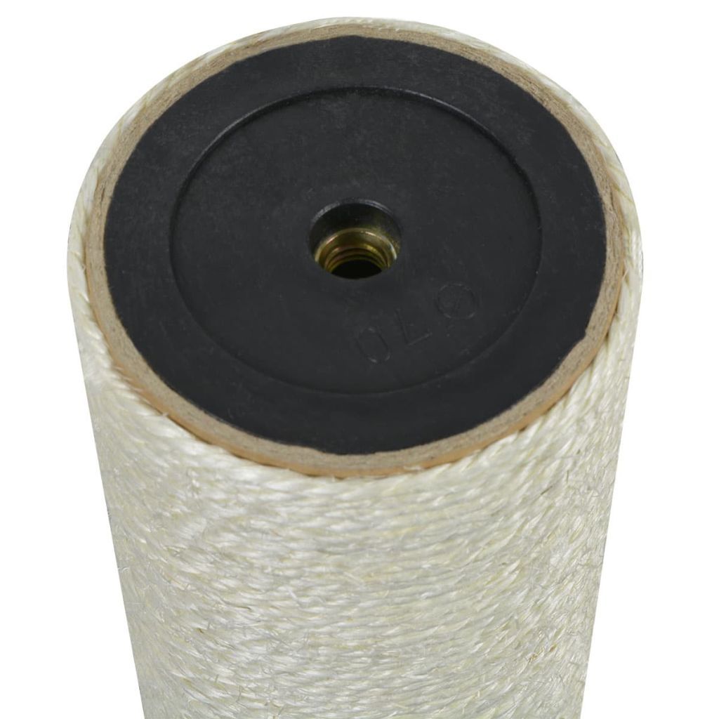 vidaXL Drapak dla kota 8x35 cm 10 mm beżowy Zdjęcie produktu 