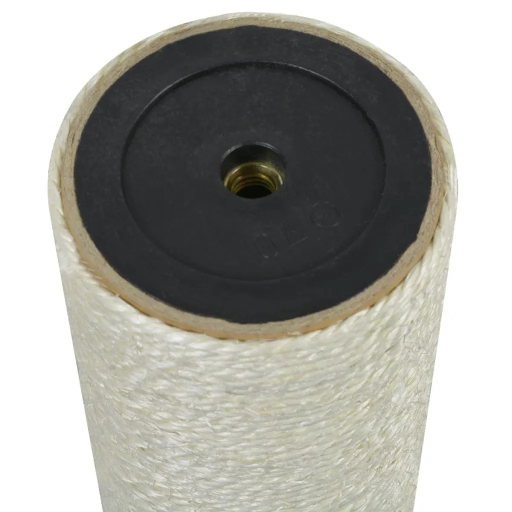 vidaXL Tiragraffi a Parete 8x50 cm Sisal Beige per Salute Gatti