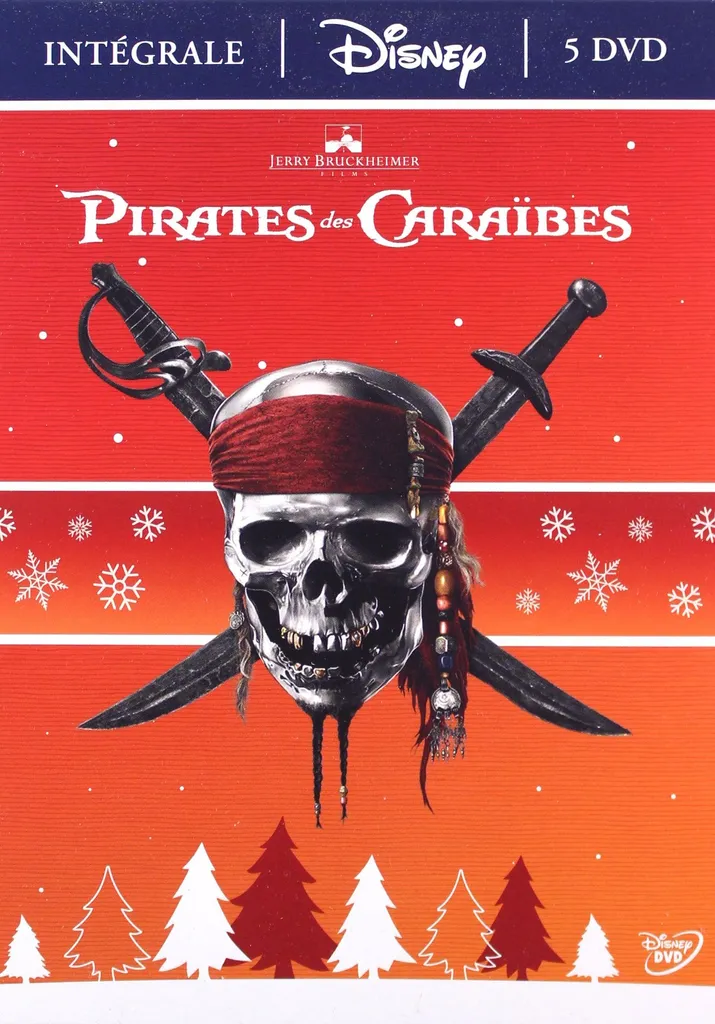 Saga Pirates des Caraïbes 5 DVD en VO pour Marathon Cinéma à Domicile