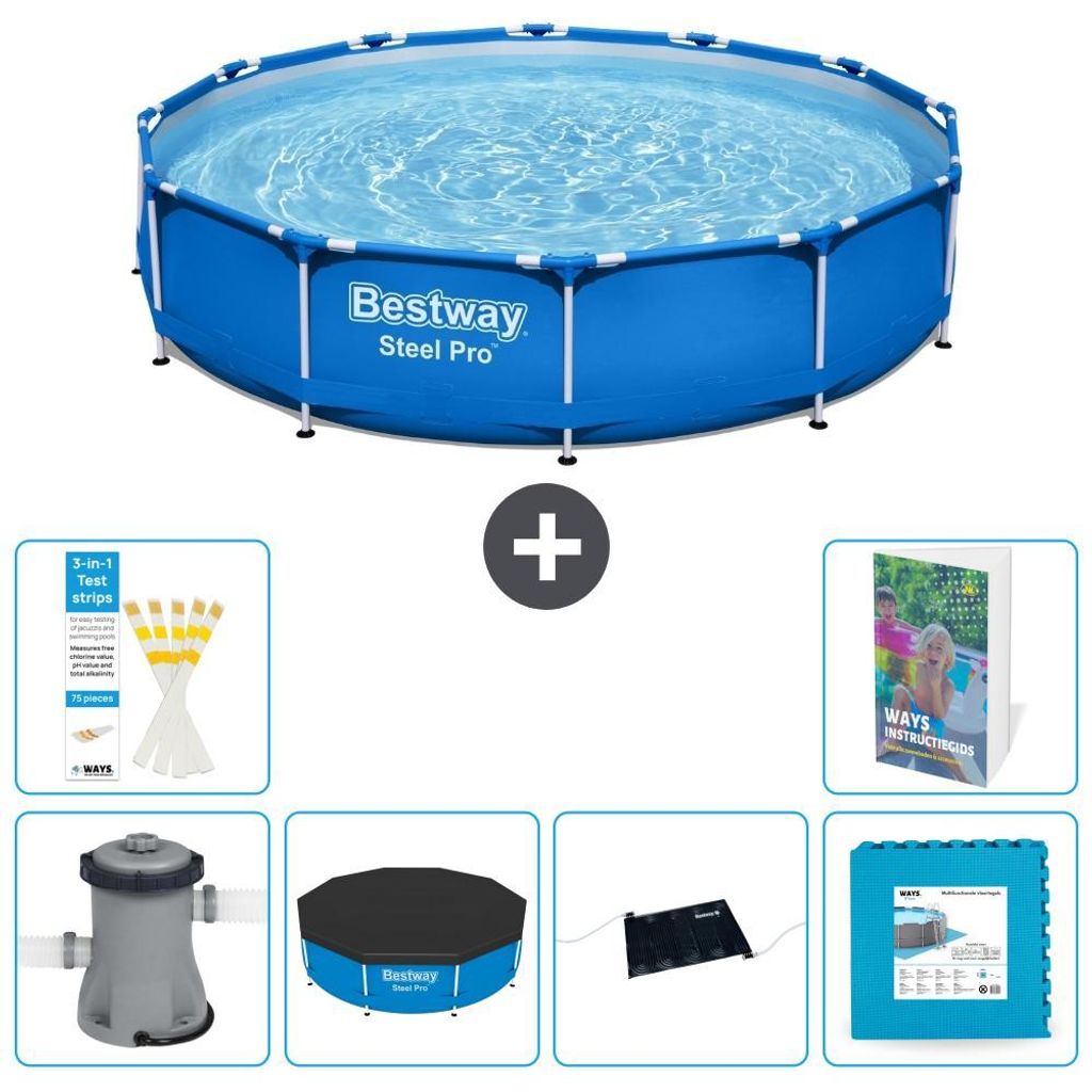 Bestway Steel Pro Rund - 305x76 cm - 7-teilig S273