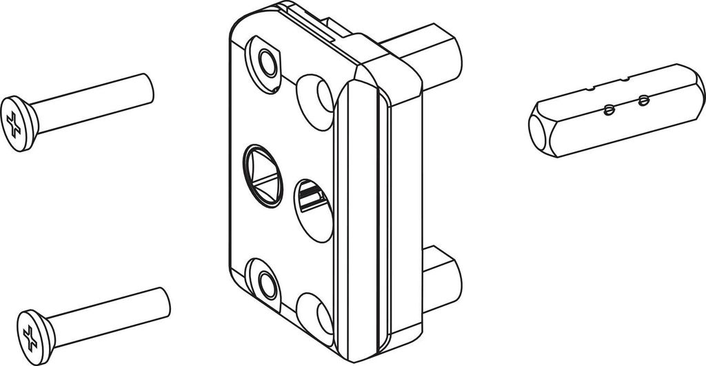 ROTO NT/NX Zwischengetriebe-Set 12/20-13 Schlagleistengetriebe-Adapter