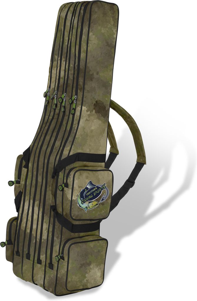 Rutentasche für 8 montierte Steckruten 150x30x32 cm 85 Liter