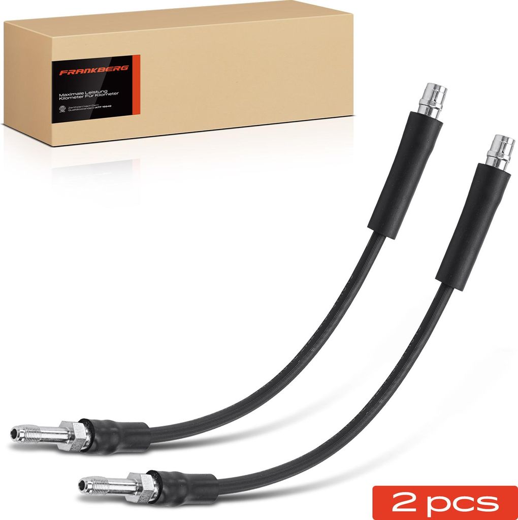 Frankberg 2x Bremsschlauch Bremsschläuche Hinten für Mercedes-Benz W176 W242 W246 C/X117 X156 Infiniti