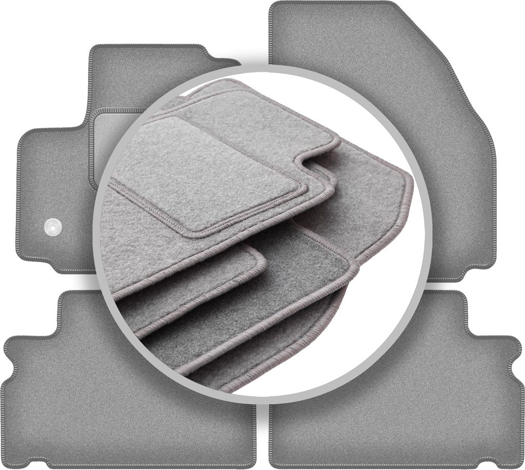 Graue Automatten für: Ford Galaxy MK2 Minivan (2012-2015)