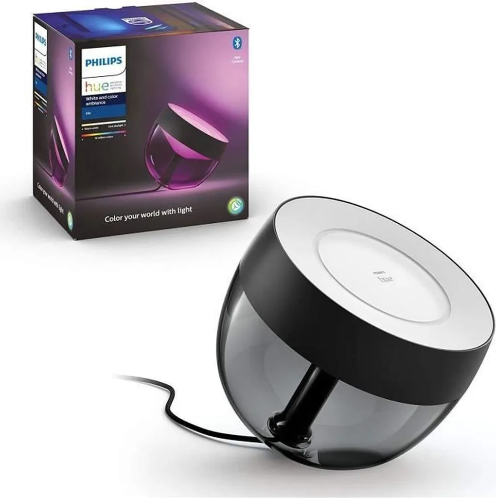 Lampe d'ambiance LED Philips Hue Iris Noire 570lm Connectée Bluetooth - 4