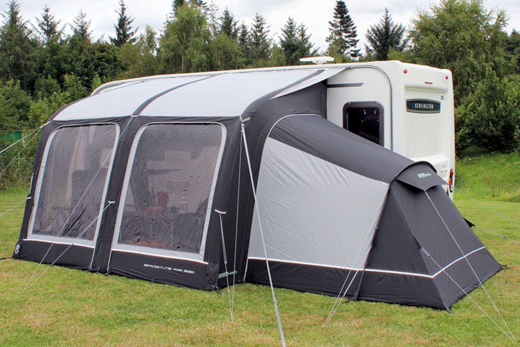 Outdoor Luftvorzelt + Anbauzelt SPORTLITE AIR 320, Vorzelt Wohnwagen, Wohnmobil