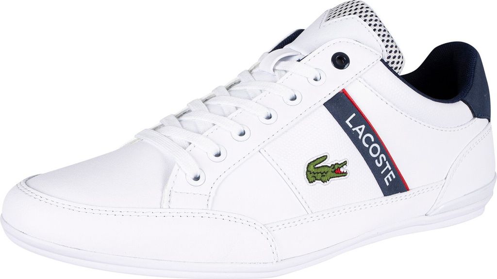 Lacoste Chaymon 0120 2 CMA Synthetik-Trainer, Weiß 41 EU Produktbild 