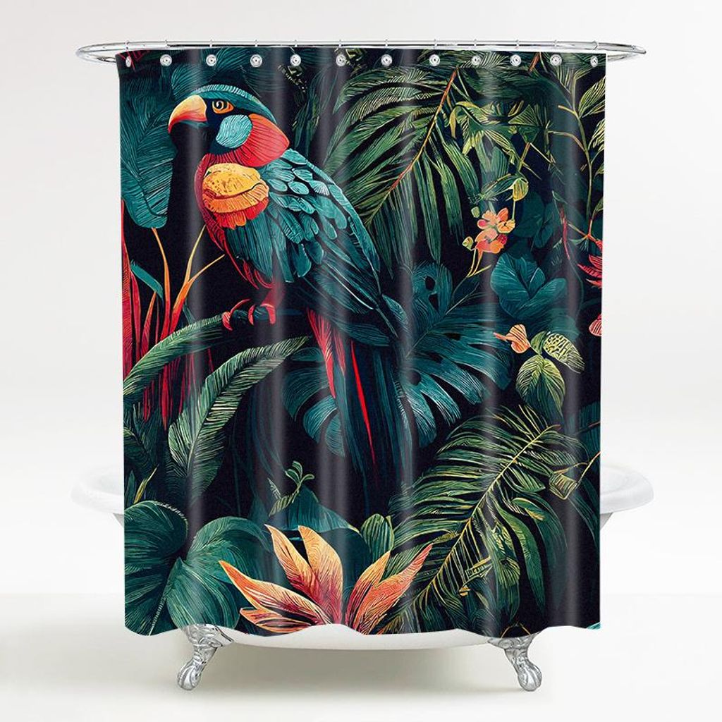 SANILO® Douchegordijn Exotic, 180 x 200 cm Productafbeelding 