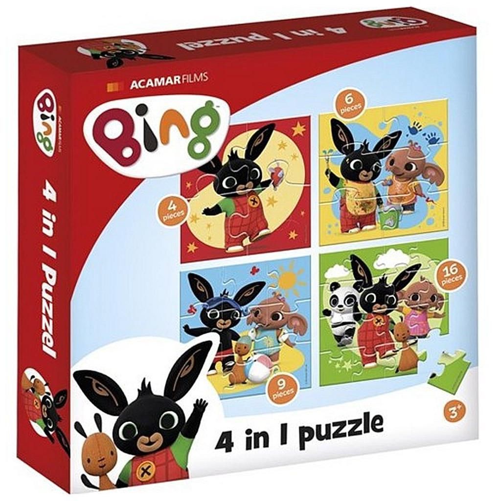 Bing 4v1 Puzzle 4-16 dílků Obrázek produktu 