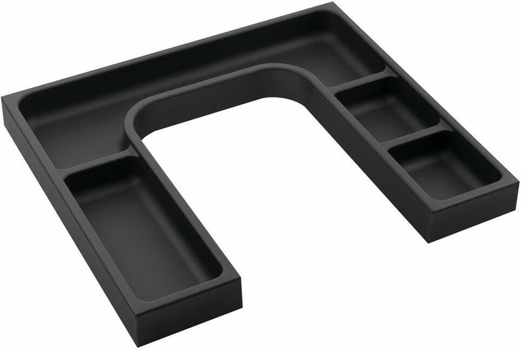 Organizér LINDO "U" 372x36x323 mm, plast, antracitová barva Obrázek produktu 