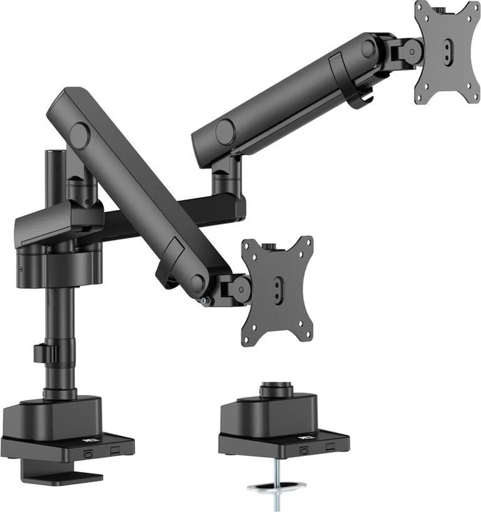 Bras de moniteur double ACT AC8328 avec ressort mécanique robuste