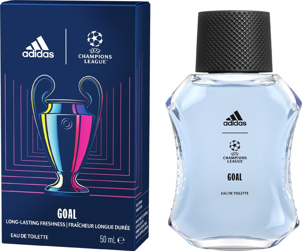 adidas UEFA Champions League Goal Eau de Toilette, 50 ml Productafbeelding 