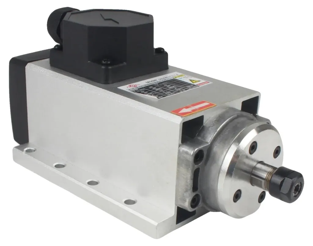 Broche CNC 1.5kW Refroidissement Air 220V - Mandrin ER11 Haute Vitesse