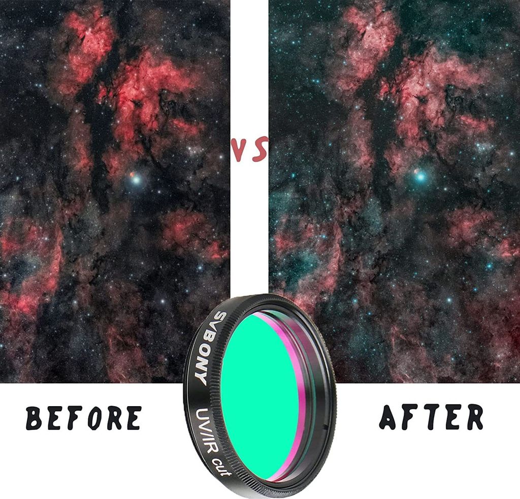 Svbony Telescope Filter 1,25", UV/IR blokovací filtr Obrázek produktu 6