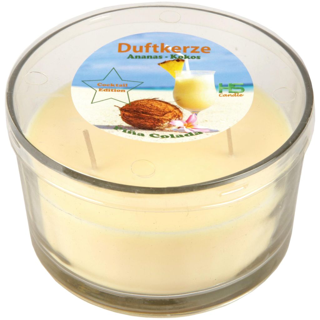 Vonná sviečka Pina Colada Creme Ø13 cm – edícia Cocktail, Obrázok produktu 