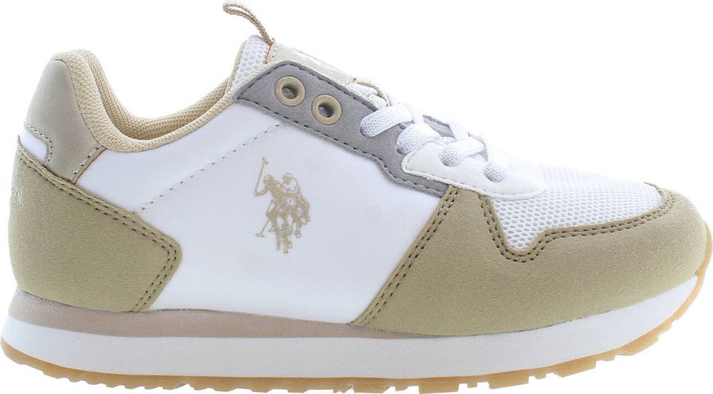 US POLO BEST PRICE BEIGER SPORTSCHUH FÜR MÄDCHEN : Farbe - Beige, Größe - 34 Größe: 34 Farbe: Beige