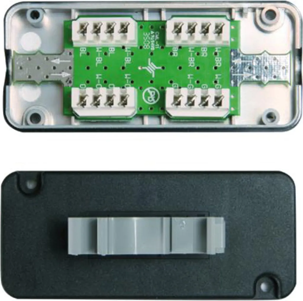 Jonction de câble Ethernet Cat.7 VM8-8 Telegärtner pour armoire IT
