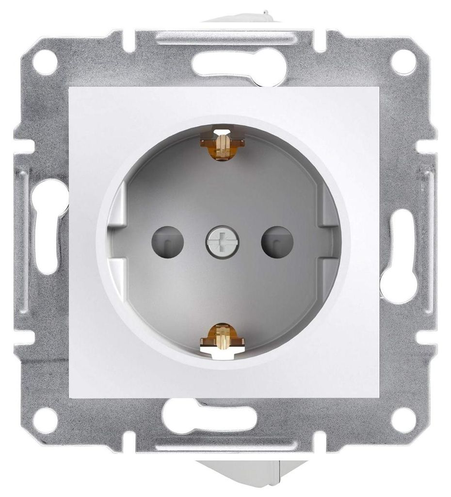 Schneider Electric Asfora Socket Outlet – 1 Gang – Grounded Produktbild 