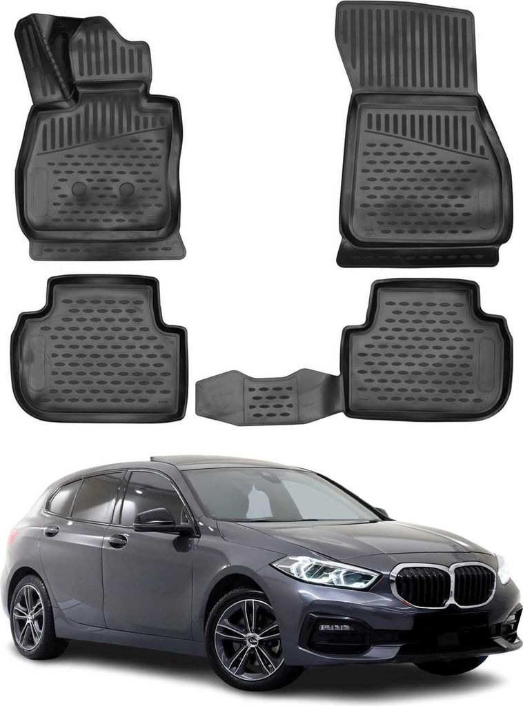 OMAC Gummimatten Fußmatten für BMW 1er F40 2019-2024 TPE Produktbild 