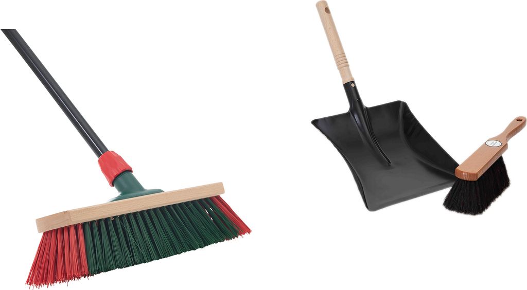 Novaliv Straßenbesen mit Stiel Gartenbesen Kehrgarnitur Produktbild 