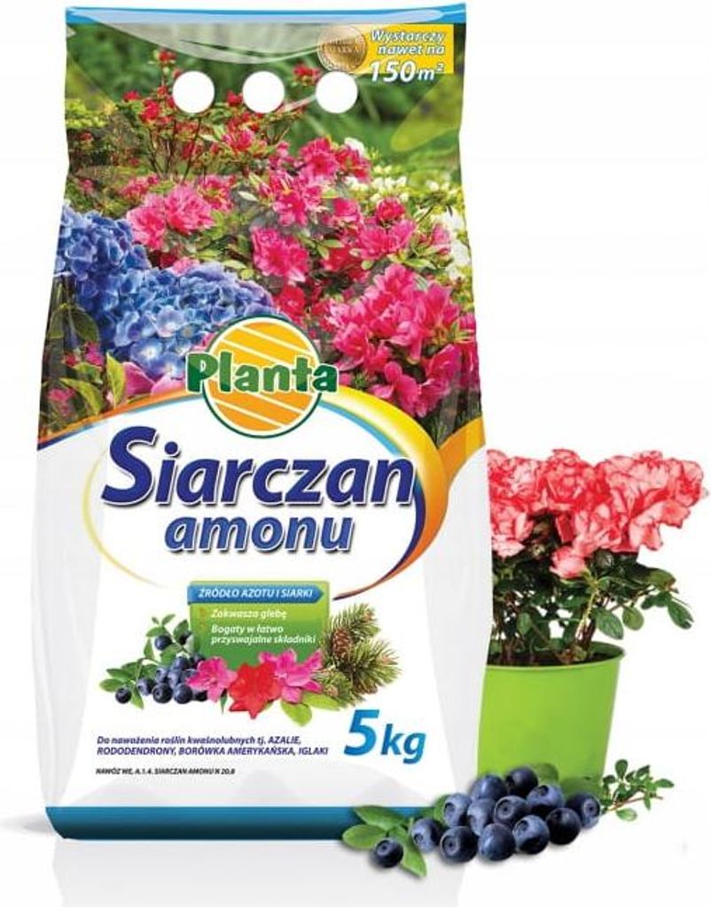 Nawóz Siarczan amonu 5kg - nawóz zakwaszający PLANTA Zdjęcie produktu 