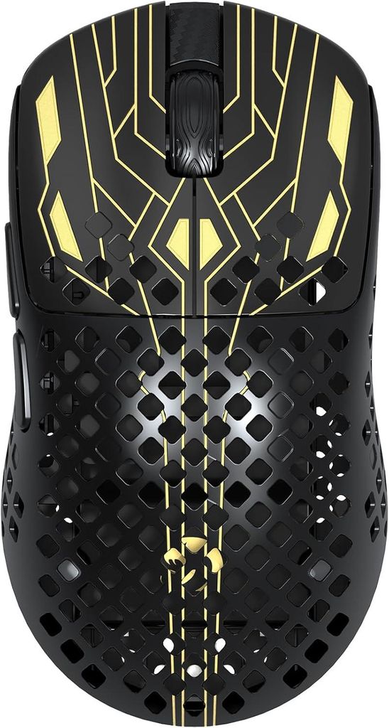 M2 Kabellose Ultraleichte Gaming-Maus 41g Kohlefaser, PixArt PAW3395PRO Sensor, 40000 DPI, 100M Klicks, 2.4G/BT/USB-C, für PC/Xbox/PS/Mac
