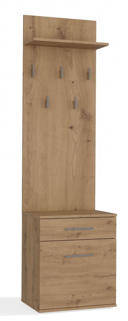 Wieszak z Szafką Duo Dąb Artisan Zdjęcie produktu 
